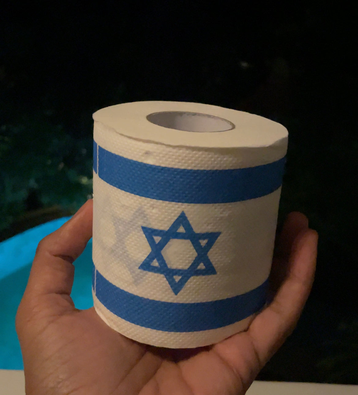 Israel Flag Toilet Paper