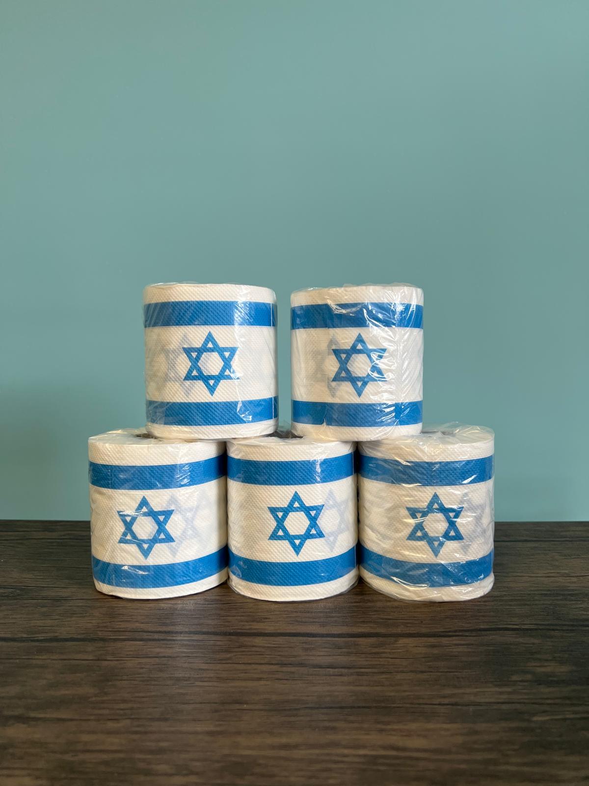 Israel Flag Toilet Paper