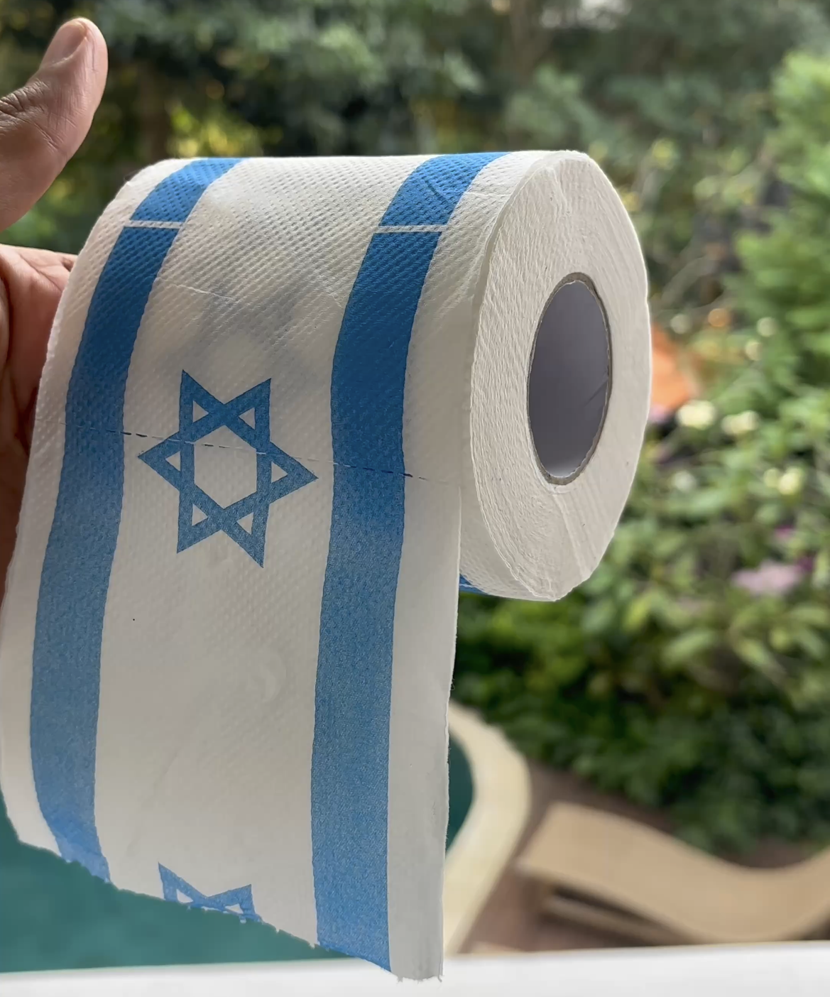 Israel Flag Toilet Paper