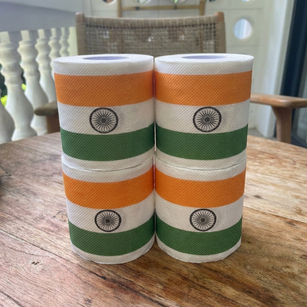 India flag toilet paper