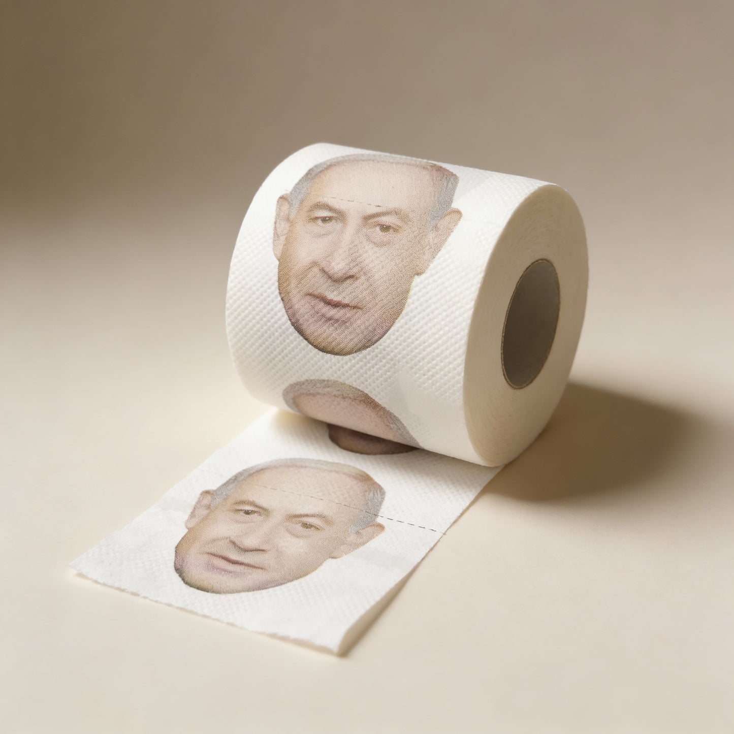 Netanyahu toilet paper