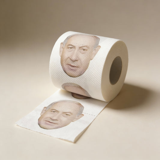 Netanyahu toilet paper