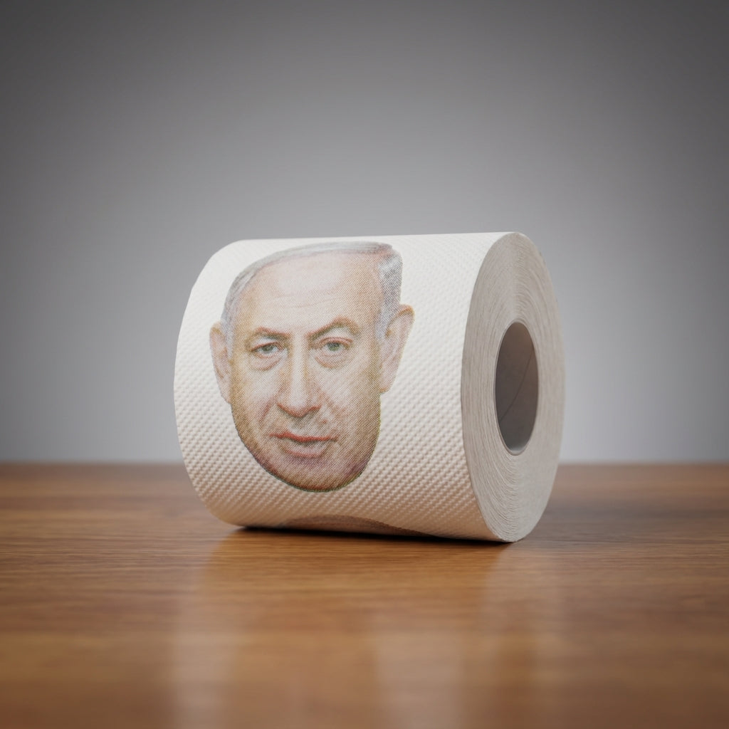 Netanyahu toilet paper